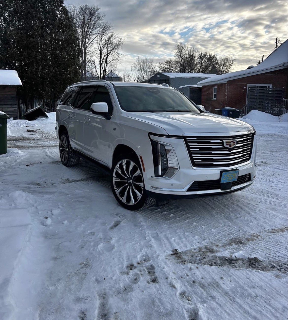 Cadillac Escalade blanc